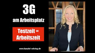 3G am Arbeitsplatz Testzeit  Arbeitszeit Musterschreiben [upl. by Enidlarej]