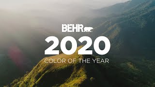 BEHR® 2020 Color of the Year Back to Nature [upl. by Milak]