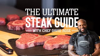 The Ultimate Steak Guide  How to Select and Cook a Perfect Steak with Chef David Rose [upl. by Nerha122]