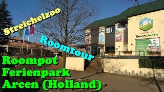 ROOMPOT Vakantiepark Resort Arcen NL  Ferienpark Anlage amp Roomtour Holland Februar 2018 [upl. by Jessabell]