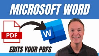 How to Convert then Edit Your PDFs in Microsoft Word [upl. by Ulises376]