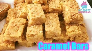 Caramel Bars  mysweetambitions [upl. by Hisbe355]