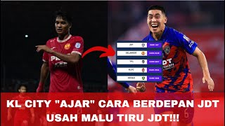 Jelang JDT vs Selangor Player ini anggap KL City quotAjarquot Cara Berdepan JDT Tak usah Malu Tiru JDT [upl. by Pittman138]