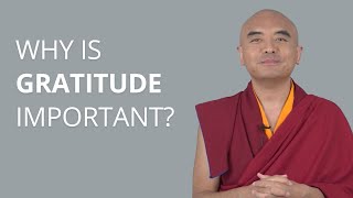 Why Is Gratitude Important with Yongey Mingyur Rinpoche [upl. by Thedrick849]