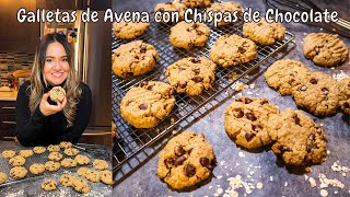 Cómo hacer saludables 🍪 🍪 GALLETAS DE AVENA en la AirFryer [upl. by Tollman299]