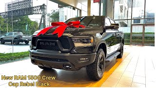 New 2023 RAM 1500 Crew Cab Rebel Black Interior and Exterior [upl. by Assinna301]