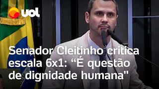 Escala 6x1 senador Cleitinho diz que é desumana Isso não é questão de ideologia [upl. by Neomah]