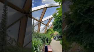 Crossrail Place Roof Garden  Canary Wharf  London [upl. by Ydnal]