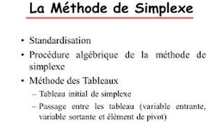 la méthode du simplexe bien expliquer [upl. by Sophie]