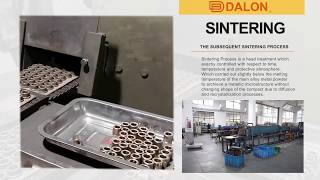 SINTERED BUSHING PRODUCTION [upl. by Ydwor215]