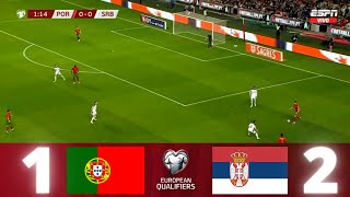 Portugal vs Serbia 12  UEFA European Qualifiers  World Cup Qatar 2022  141121 [upl. by Methuselah]