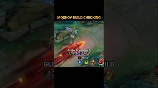 Moskov build checking shorts mlbb mobilelegends [upl. by Eicak345]