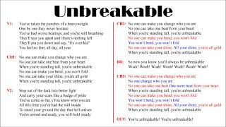 Unbreakable part 1  Singfest 2024 guide vocal [upl. by Ania]