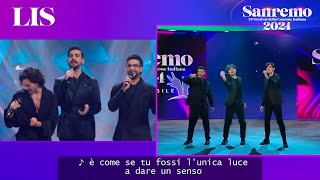 LIS Sanremo 2024  Il Volo canta Capolavoro [upl. by Eikcuhc]