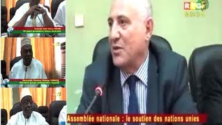 JT RTG DU 21042014 Said Djinnit en visite à lassemblee nationale guineennne [upl. by Aivilys]