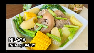 NILAGANG PATA NG BABOY  Filipino Classic Recipe [upl. by Lansing103]