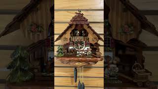 HÖNES 1 DAY KISSING COUPLE CUCKOO CLOCK CLOCK OF THE YEAR 2013thecuckoohaus clockrepairsingapore [upl. by Nyrehtac711]