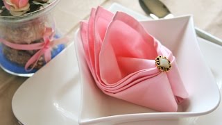 Napkin folding Bird of paradise [upl. by Mitinger142]