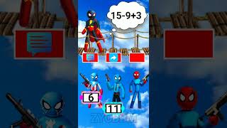 Which one is Correct Answer  Stickman Maths 2 sprunki incredibox shorts stickman [upl. by Sheela]