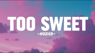 HozierToo Sweetlyrics [upl. by Igig]