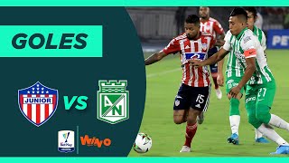 Junior vs Atlético Nacional 1 1  Liga BetPlay Dimayor 20221 Cuadrangulares Fecha  1 [upl. by Ashil]