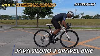 Bikecheck sa Poging JAVA SILURO 2 GRAVEL BIKE ni Khristian Alfaro [upl. by Fong]