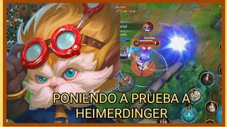 PONIENDO A PRUEBA A HEIMERDINGER🐹  WILDMOON 🌙 [upl. by Berners]