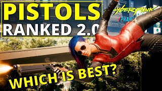 All Pistols Ranked Worst to Best in Cyberpunk 2077 20 [upl. by Magel732]