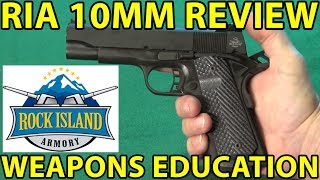 Rock Island Armory 10MM 425 quot TAC II A Cannon WeaponsEducation [upl. by Analahs]