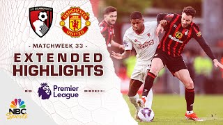 Bournemouth v Manchester United  PREMIER LEAGUE HIGHLIGHTS  4132024  NBC Sports [upl. by Anitsyrc]