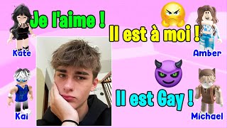 HISTOIRE ROBLOX  Ma meilleure amie est tombée amoureuse de mon béguin 🍄 [upl. by Nageet334]