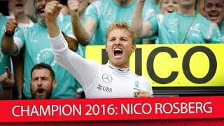 Nico Rosberg ist F1Weltmeister 2016  Nico Rosberg F1 World Champion 2016 [upl. by Dunaville454]