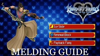 How to Meld Terras Action Commands  Kingdom Hearts Birth By Sleep [upl. by Noelc]