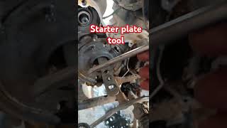 Starter plate tool 🔫 shortvideo automobile modified bikerepair mechanic bikesound [upl. by Jariv]