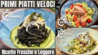 3 PRIMI PIATTI Estivi Veloci e Semplici PER CHI NON HA TEMPO Ricette di Chef Max Mariola [upl. by Yelkrab281]