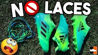 Can You Play With No Laces adidas ACE17 X16 Messi Boots [upl. by Darline]