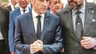 Emannuel macron au maroc Reception Royale du ROI mohmamed 6 28102024 en direct [upl. by Nomelif]