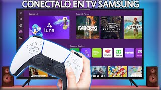 CÓMO CONECTAR CONTROL DE PS5 A SMART TV SAMSUNG [upl. by Kendricks]