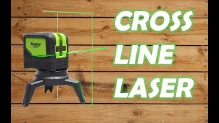 Cross Line Laser Level with 2 Plumb Dots  Huepar 9211G Review [upl. by Akapol967]