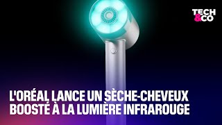 CES 2024 LOréal lance un sèchecheveux connecté fonctionnant grâce à un rayonnement infrarouge [upl. by Ladnyk]