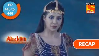 Aladdin  अलादीन  Ep 445 amp 446  RECAP [upl. by Anihta]