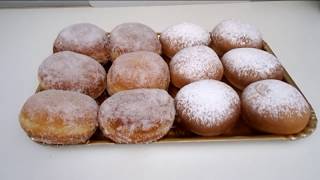 BOMBOLONI E KRAPFEN FATTI AL FORNO E FRITTI  Le ricette di zia Franca [upl. by Htebazileharas]