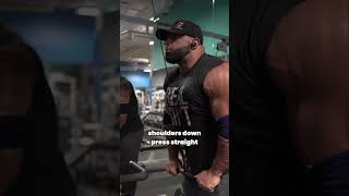 Gym Tip Triceps Pressdown [upl. by Boykins470]