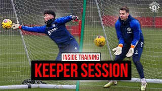 An Inside Look At Our Goalkeepers Session 🧤  INSIDE TRAINING [upl. by Spielman]