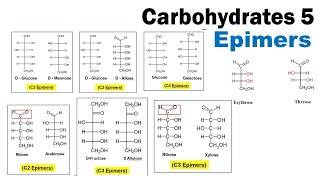 Epimers  Stereoisomers  Isomerism in Monosaccharides  3  Dr Ghanshyam Jangid [upl. by Bluma]