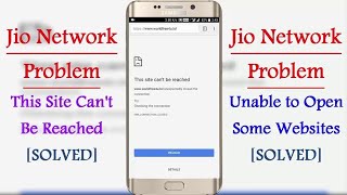 Solved This Site Cant Be Reached Or Unable to Open Some Website On Jio Network Problem  Part 2 [upl. by Natek]