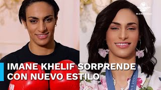 Imane Khelif sorprende en redes siendo la imagen de una marca de maquillaje [upl. by Arratal66]