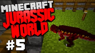 Jurassic World  Minecraft Rexxit Modpack 5 quotHerrerasaurus Factories Enchanting Blaze Farmquot [upl. by Dahs]