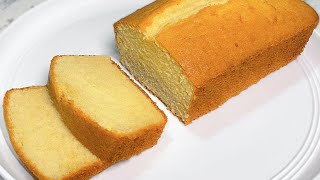 Butter Cake  How to Make a Perfect Butter Cake [upl. by Johppah]