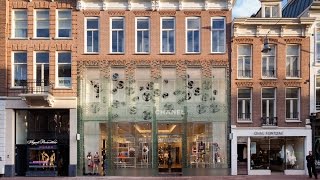 MVRDV replaces Chanel stores traditional facade with glass bricks [upl. by Ingra673]